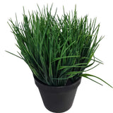 NNEDSZ Artificial Ornamental Potted Dense Green Grass UV Resistant 30cm (Overstock Clearance)