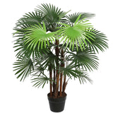 NNEDSZ Artificial Wide Leaf Fan Palm Tree 90cm