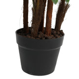 NNEDSZ Artificial Wide Leaf Fan Palm Tree 90cm