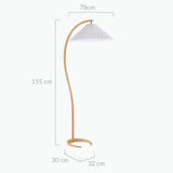 NNEDSZ Archer Natural Floor Lamp