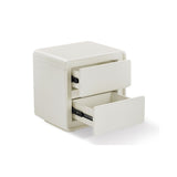 NNEDSZ Astrid White Bedside Table