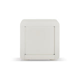 NNEDSZ Astrid White Bedside Table