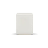 NNEDSZ Astrid White Bedside Table