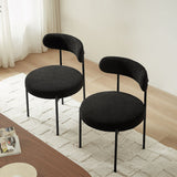 NNEDSZ Amia Set of 2 Dining Chair in Black