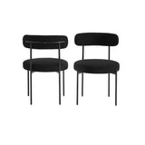 NNEDSZ Amia Set of 2 Dining Chair in Black