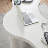 NNEDSZ Aurora White Office Desk