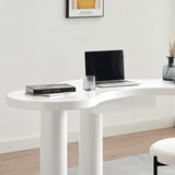 NNEDSZ Aurora White Office Desk
