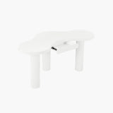 NNEDSZ Aurora White Office Desk