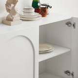 NNEDSZ Dome White 3 Doors Sideboard