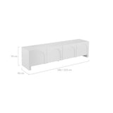 NNEDSZ Dome White TV Unit