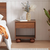 NNEDSZ Orbie Bedside Table in Walnut