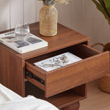 NNEDSZ Orbie Bedside Table in Walnut