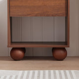 NNEDSZ Orbie Bedside Table in Walnut
