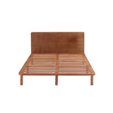 NNEDSZ Bondi Solid Pinewood Bed Frame in Walnut - King