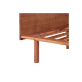 NNEDSZ Bondi Solid Pinewood Bed Frame in Walnut - King