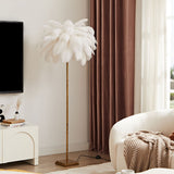 NNEDSZ Demi Feathered Floor Lamp
