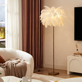 NNEDSZ Demi Feathered Floor Lamp