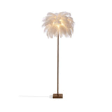 NNEDSZ Demi Feathered Floor Lamp