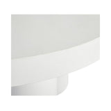 NNEDSZ Julia White Round Coffee Table