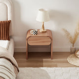 NNEDSZ Olga Natural Bedisde Table