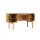 NNEDSZ Tate Wooden Curved Desk