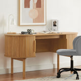 NNEDSZ Tate Wooden Curved Desk