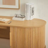 NNEDSZ Tate Wooden Curved Desk