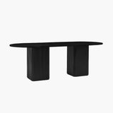 NNEDSZ Tate 8 Seater Dining Table in Black