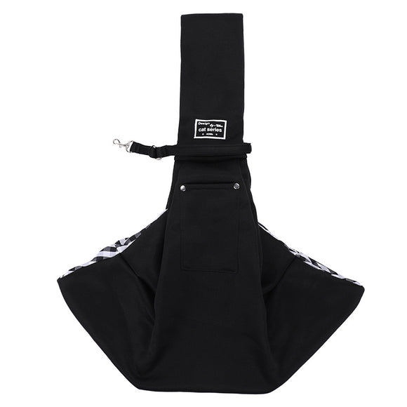 NNEDSZ black Pet Carrier Sling Bag for Small Dogs and Cats - Up to 15kg