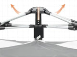 NNEDSZ Sky blue Four-sided tent with Sunshade Awning - Small size (210x210x140cm), delightful and unique for outdoor outings.