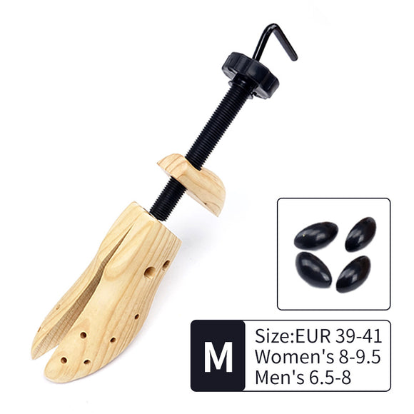 NNEDSZ 1 PCS Adjustable Wooden Shoe Stretcher for Men & Women, Size Medium (EUR 39-41)