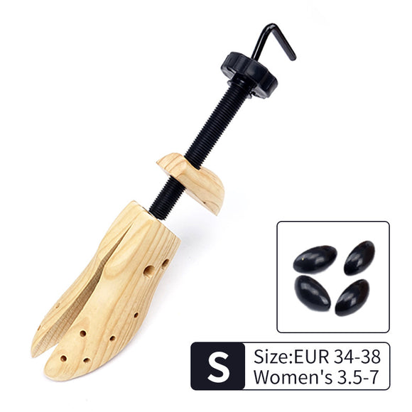 NNEDSZ 1 PCS Adjustable Wooden Shoe Stretcher for Women, Small Size (EUR 34-38)