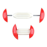 NNEDSZ Adjustable Plastic Shoe Stretcher, Red and White, Universal Size