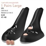 NNEDSZ Large Black Shoe Stretcher with Cedar Wood Balls, Size EUR 41-46 (Men's US 10-13, Women's 11.5-14.5)