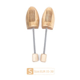 NNEDSZ Small Wooden Spring Shoe Tree Stretcher, Size EUR 35-38  (One pair)