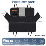 NNEDSZ Dog Car Seat Cover, Waterproof Pet Seat Cover for Back Seat with Side Flaps, Non-Slip Durable Scratchproof Dog Hammock for Cars, Trucks and SUVs