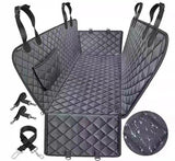NNEDSZ Dog Car Seat Cover with Mesh Window, Waterproof Pet Seat Cover for Back Seat, Non-Slip Durable Scratchproof Dog Hammock for Cars, Trucks and SUVs