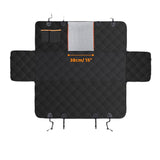 NNEDSZ Dog Car Seat Cover, Waterproof & Nonslip Pet Seat Cover with Mesh Window, Scratchproof Hammock for Cars, Trucks, SUVs
