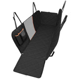 NNEDSZ Dog Car Seat Cover, Waterproof & Nonslip Pet Seat Cover with Mesh Window, Scratchproof Hammock for Cars, Trucks, SUVs