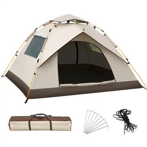 NNEDSZ 210*200*135cm Outdoor Family Instant Ultralight Portable Folding Popup Waterproof Oxford Fiberglass Automatic Tent For Camping Events