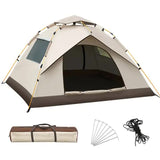 NNEDSZ 210*200*135cm Outdoor Family Instant Ultralight Portable Folding Popup Waterproof Oxford Fiberglass Automatic Tent For Camping Events