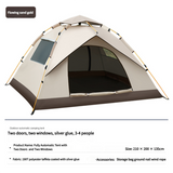 NNEDSZ 210*200*135cm Outdoor Family Instant Ultralight Portable Folding Popup Waterproof Oxford Fiberglass Automatic Tent For Camping Events