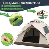 NNEDSZ 210*200*135cm Outdoor Family Instant Ultralight Portable Folding Popup Waterproof Oxford Fiberglass Automatic Tent For Camping Events