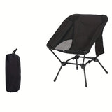 NNEDSZ black and khaki set of portable, comfortable and perfect camping chairs
