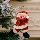 NNEDSZ 12pcs Dancing pendant snowman for Christmas tree