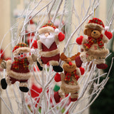 NNEDSZ 12pcs Dancing pendant elk for Christmas tree