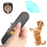 NNEDSZ Compact Ultrasonic Dog Training Remote - Handheld Anti-Bark Device with LED and Adjustable Strap