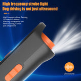 NNEDSZ Compact Ultrasonic Dog Training Remote - Handheld Anti-Bark Device with LED and Adjustable Strap