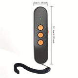 NNEDSZ Compact Ultrasonic Dog Training Remote - Handheld Anti-Bark Device with LED and Adjustable Strap