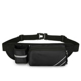 NNEDSZ Water-Resistant Running Waist Pack with Bottle Holder - Adjustable Fitness Belt for Men
